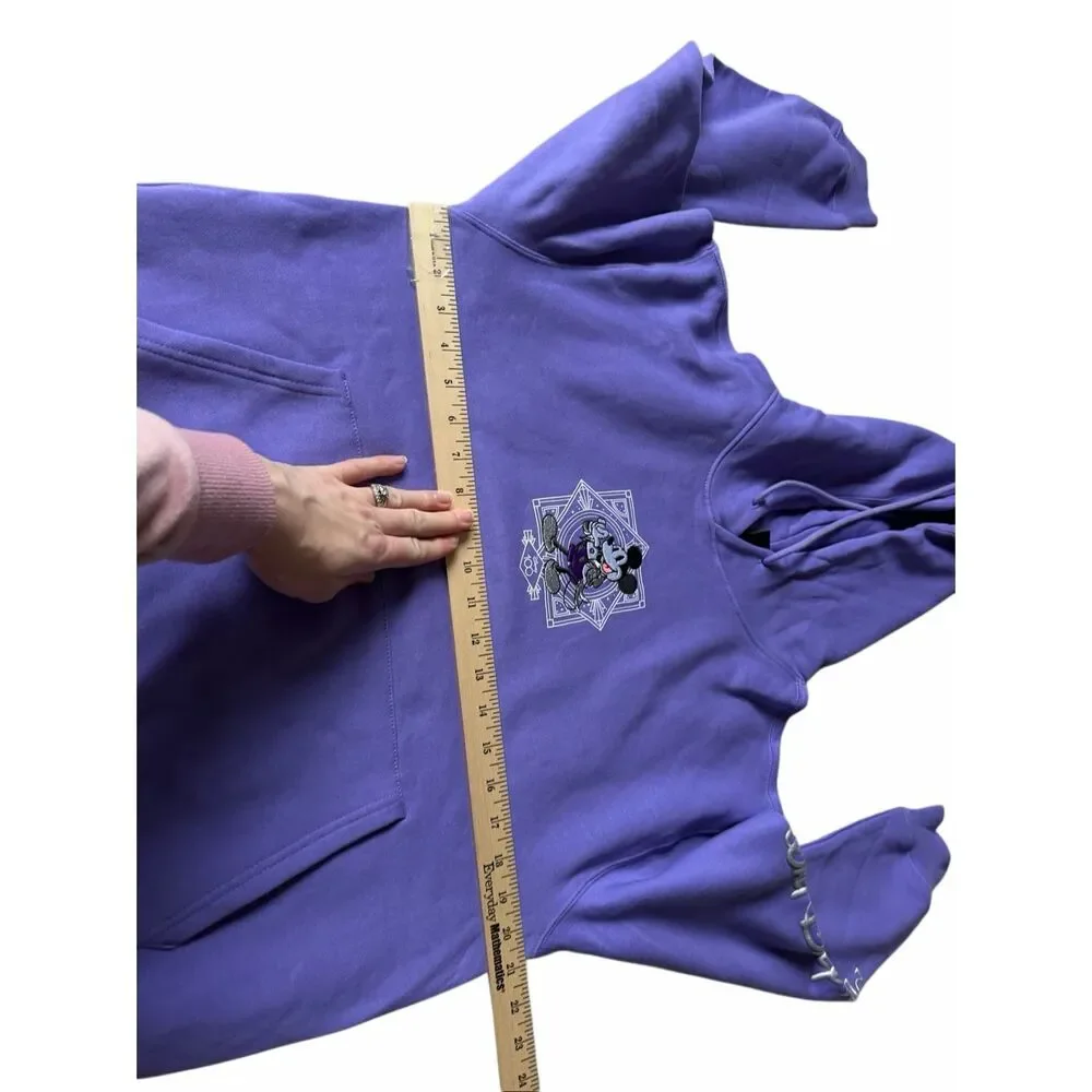 Disneyland Mickey Mouse & Friends Hoodie NEW Disney100 Purple Small - Picture 6 of 15